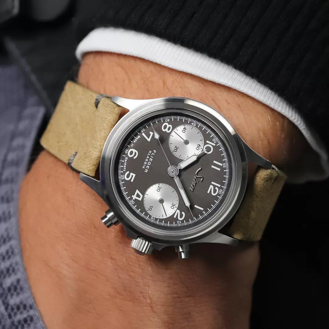Sinn 356 Pilot Classic Anniversary Watch Water Resistance Test - 10ATM/100m - Authorized Dealer | Buy with Confidence