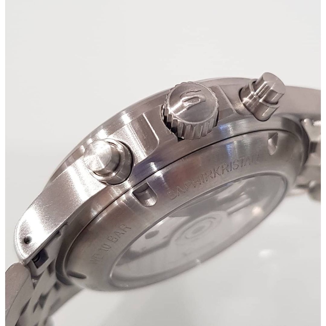 Close-up of Sinn 356 SA Pilot II Watch Dial - Copper with Arabic Numerals - Available for Purchase