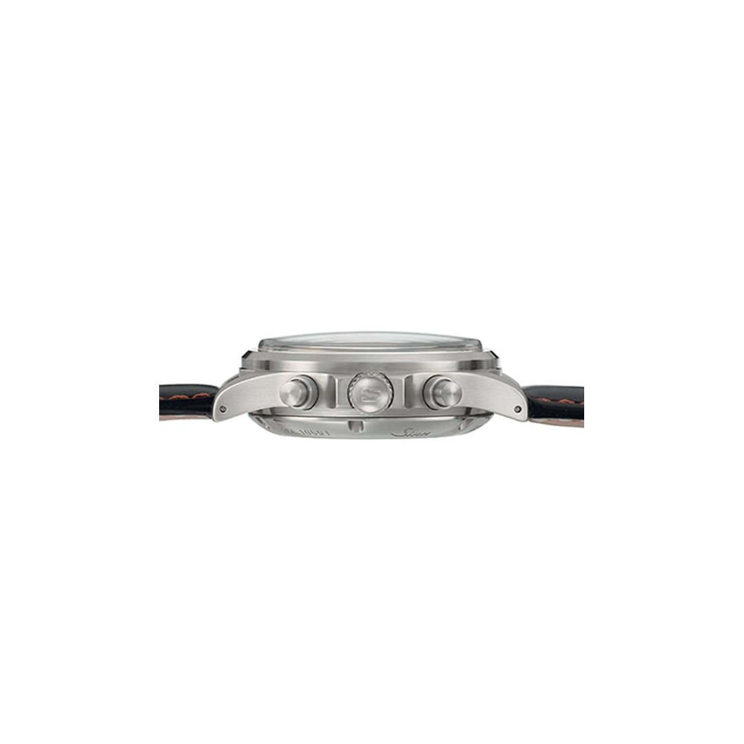 Sinn 356 SA Pilot III Watch Side View - Stainless Steel Case and Bezel