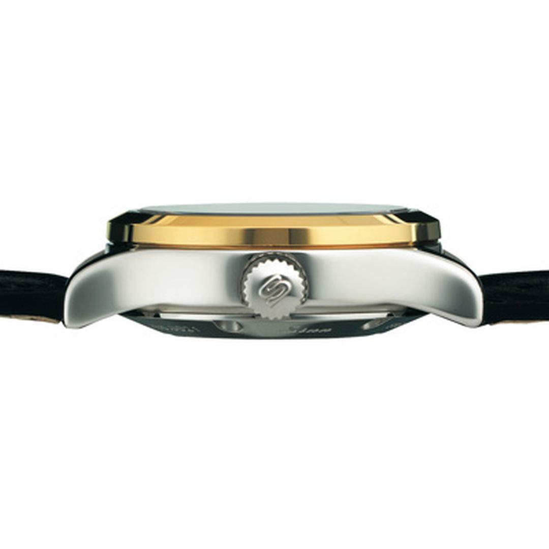 Sinn 456 St GG I Watch Side View - Gold Stainless Steel Case and Bezel