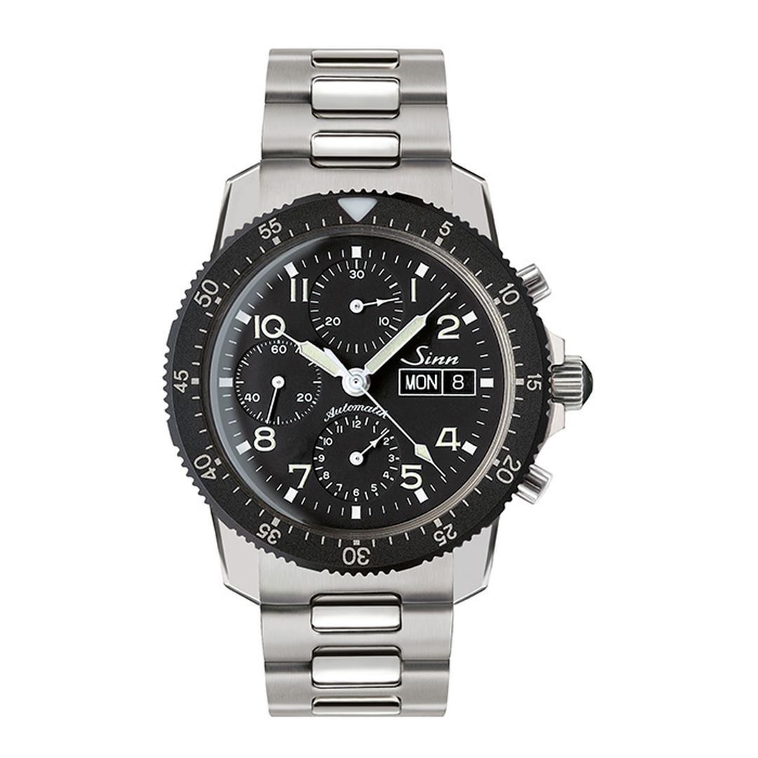 Buy SINN 103 St classic pilot watch - swiss chronograph, 41mm stainless steel, 200m water resistance | Buy online today.