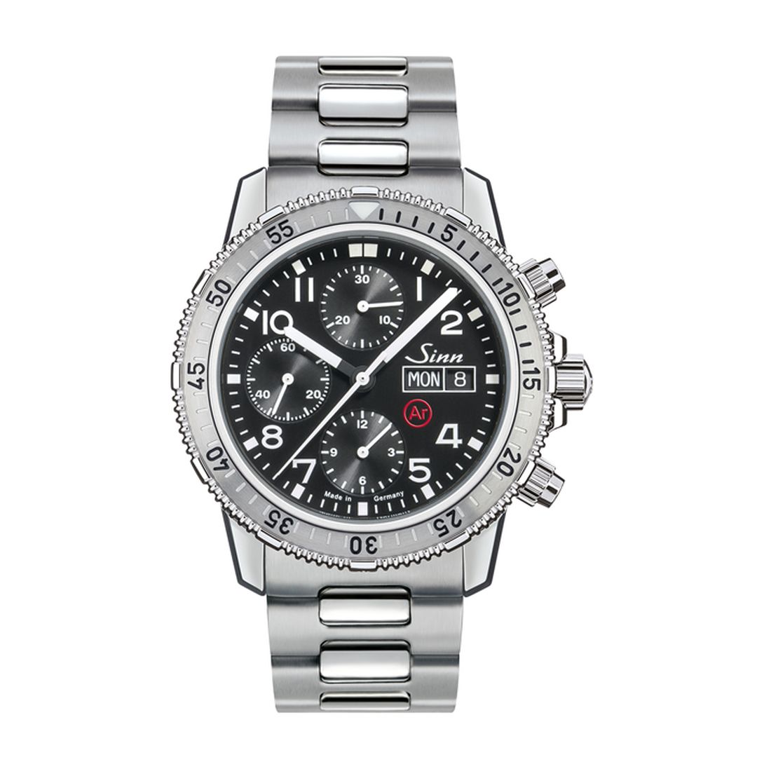 Automatic Chronograph Watch | Dive Watch | 300m Water Resistant | Swiss Movement | Sapphire Crystal | Stainless Steel | Black Dial | Luminous Hands