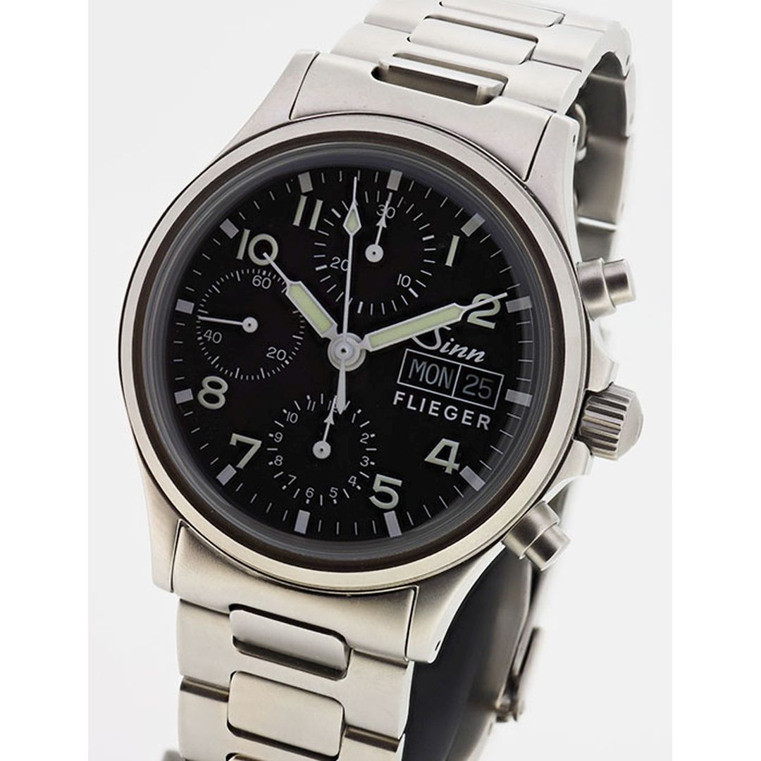 Sinn 356 Pilot Watch with Luminous Hands and Indices in Low Light - Order Now