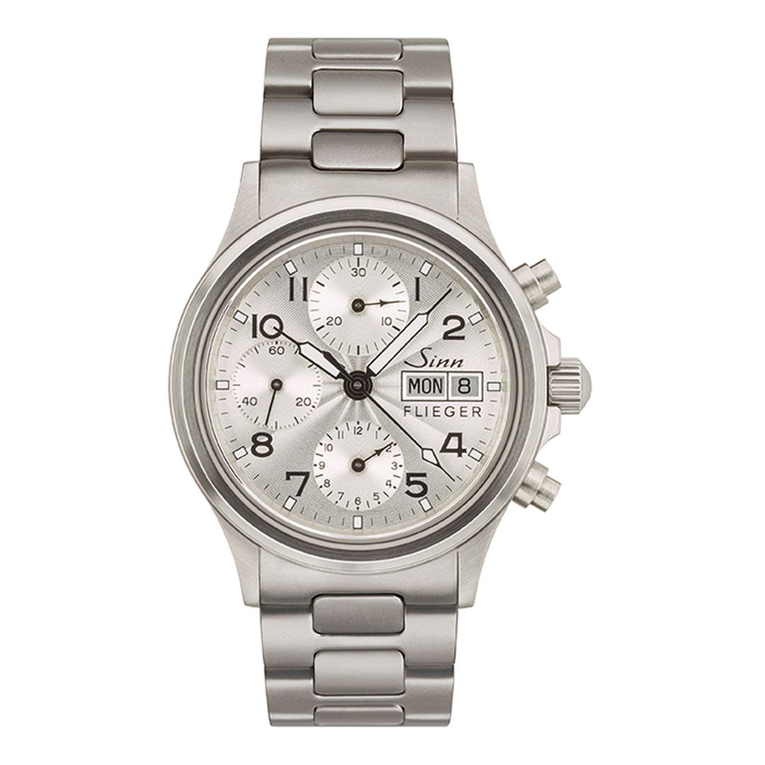 Sinn 356 SA Pilot III Watch Features - Guilloché Dial, Chronograph, Date, Day
