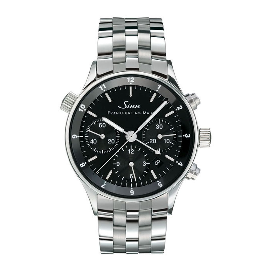 Shop SINN 6000 FRANKFURT FINANCE Watch, automatic high-grade Swiss chronograph movement, precision watch, luxury timepiece.