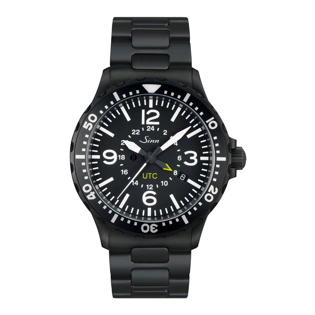 Close-up of SINN 857 S UTC Watch with Sapphire Crystal