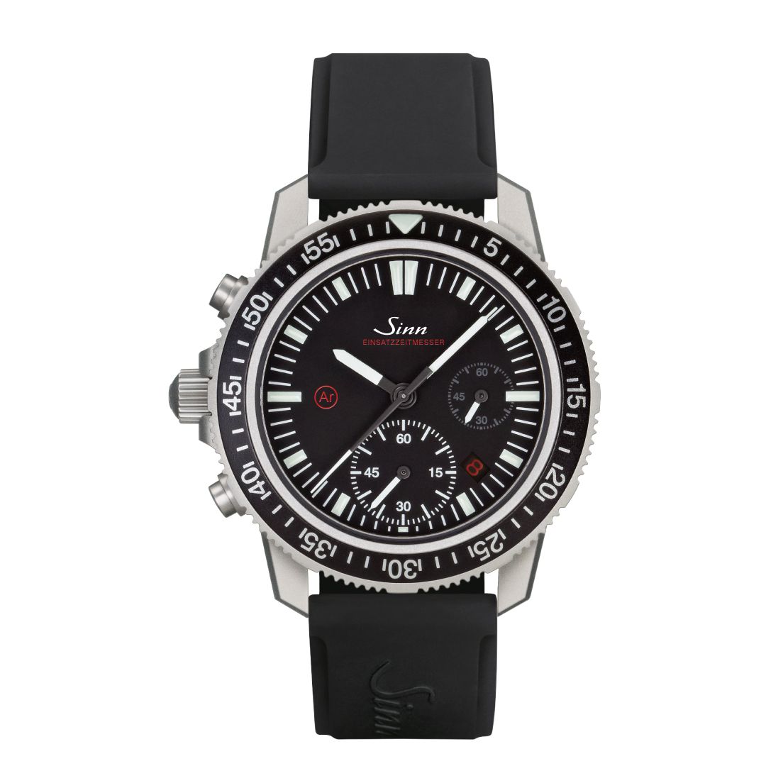 Order Your Sinn EZM 13.1 Watch Today - Precision Timepiece for Adventurers | Black Strap | Silicon Strap
