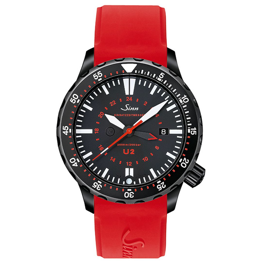 Order SINN U2 S (EZM5) Watch, UTC/GMT function, date function, professional chronograph, luxury watch.