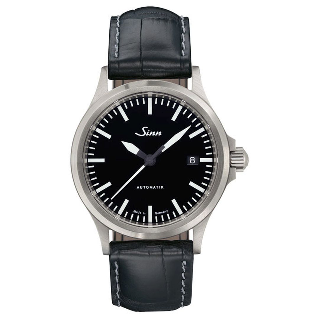 Buy Sinn 556 I Watch, 38.5mm stainless steel case, black dial, luxury timepiece.