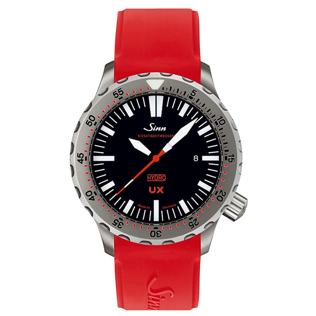Shop now Sinn UX Tegiment Watch, adventure-ready timepiece | red silicon strap | red strap