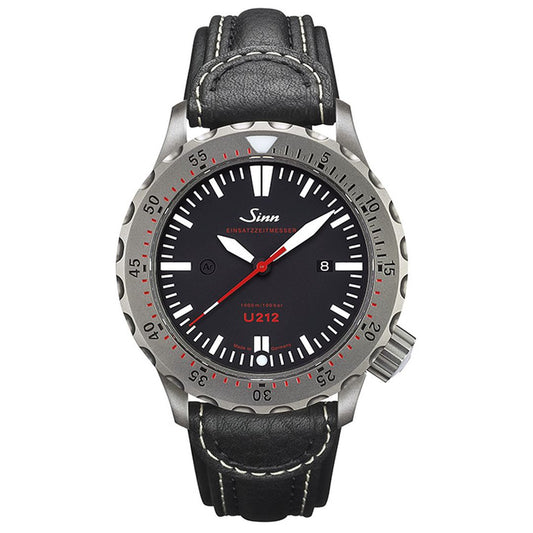 The SINN U212 (EZM 16) is an exceptional professional-grade dive watch featuring exceptional water resistance, robust design, and precise engineering.