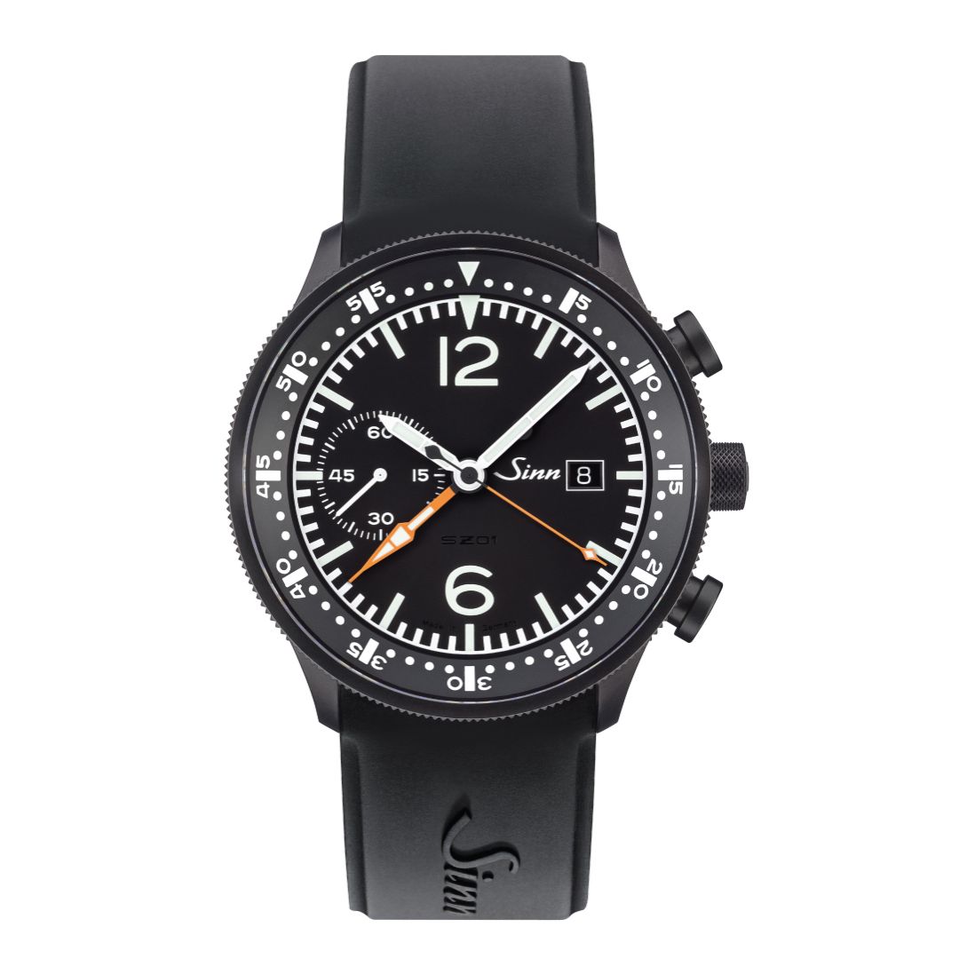 Order SINN 717 watch series, precision engineering, everyday luxury watch, stainless steel chronograph.