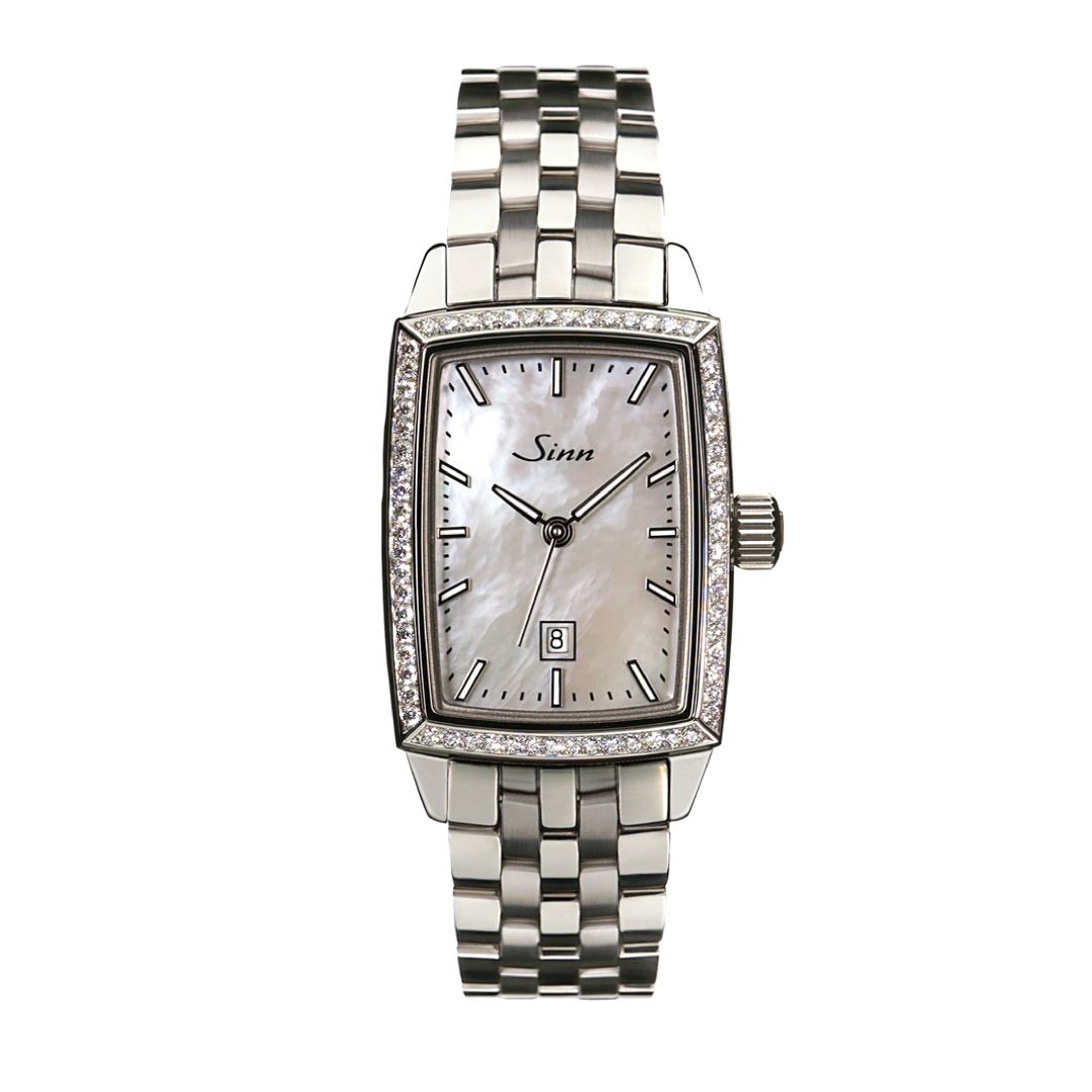 Buy SINN 243 TW 66 WG PEARL W Watch – Luxury Pilot Chronograph with Pearl White Dial