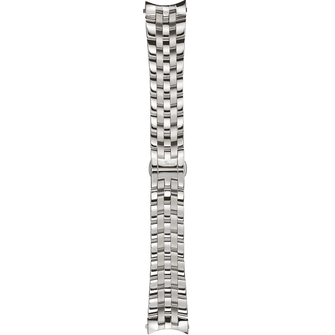 Watch band for Sinn stainless steel band, fine link, polished/satinised, 20mm (103, 104, 6000, 6060, 6068, 6200)