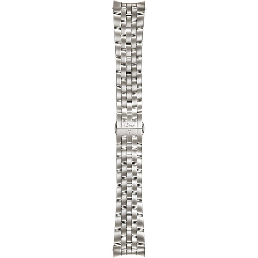 Watch band for Sinn stainless steel band, fine link, Tegiment, satinised, 22mm (900)