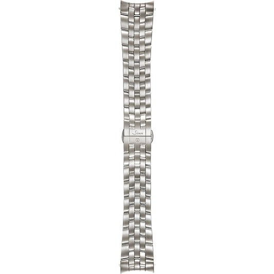 Watch band for Sinn stainless steel band, fine link, Tegiment, satinised, 22mm (900)