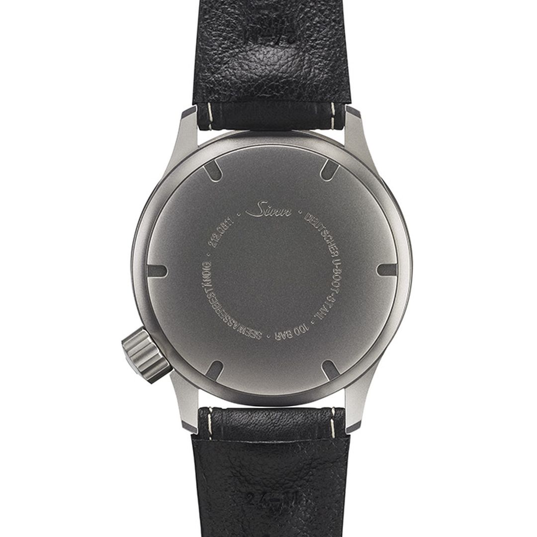 Shop the SINN U212 (EZM 16) Watch. It's a high-performance dive chronograph featuring a robust design and exceptional water resistance. Order now for fast delivery. BACKVIEW