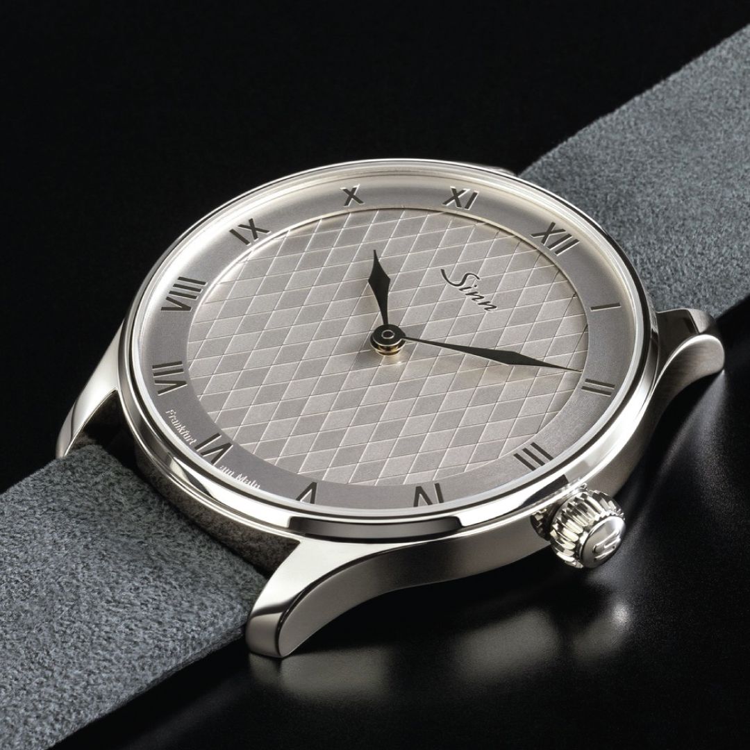Shop SINN 1746 HEIMAT Watch, elegant silver dial, Roman numerals, luxury timepiece.