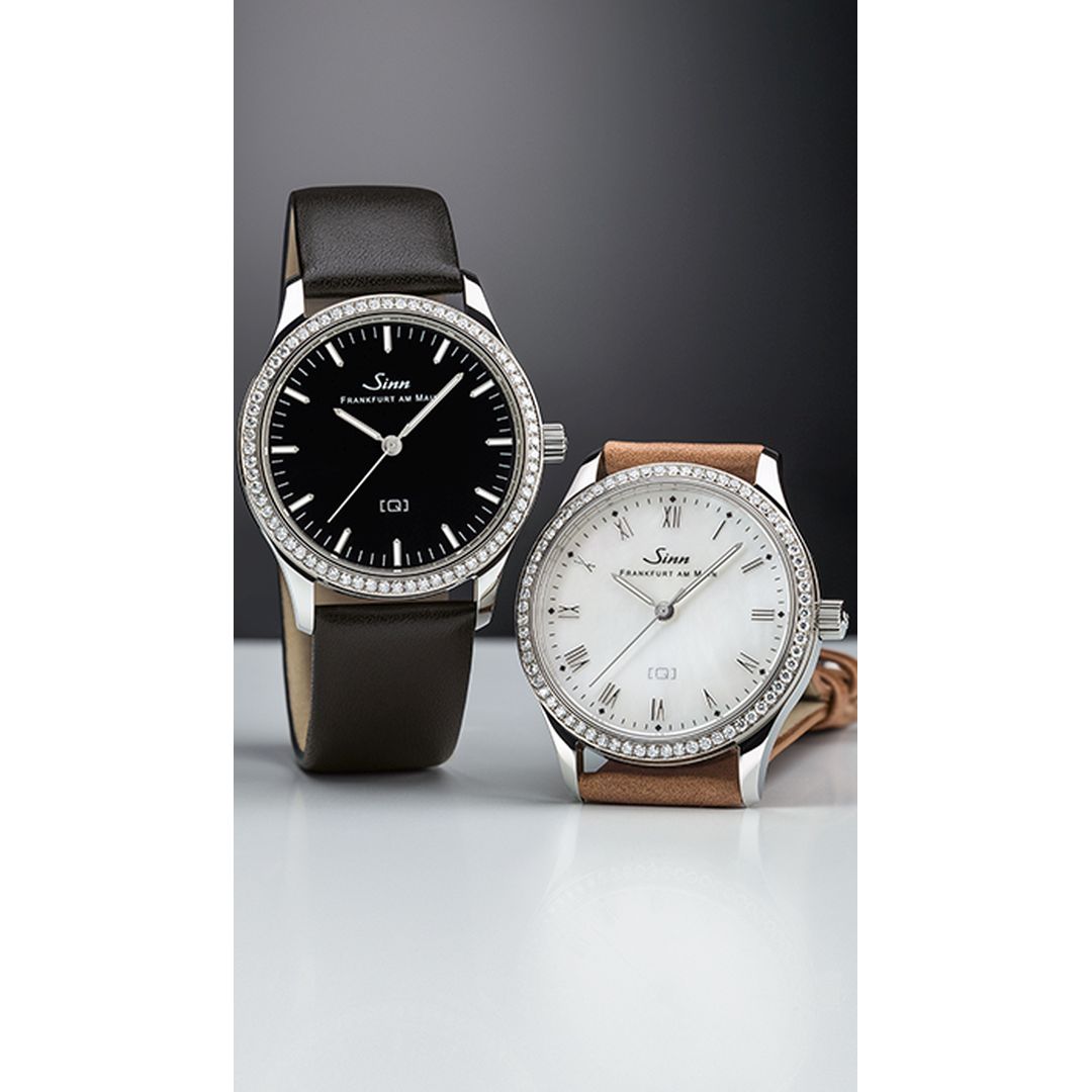 Buy Sinn 434 TW68 WG Mother-of-Pearl W Watch - 34mm White Gold Case and Dial