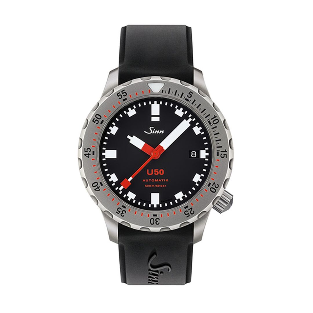 SINN U50 (Black silicone bracelet)