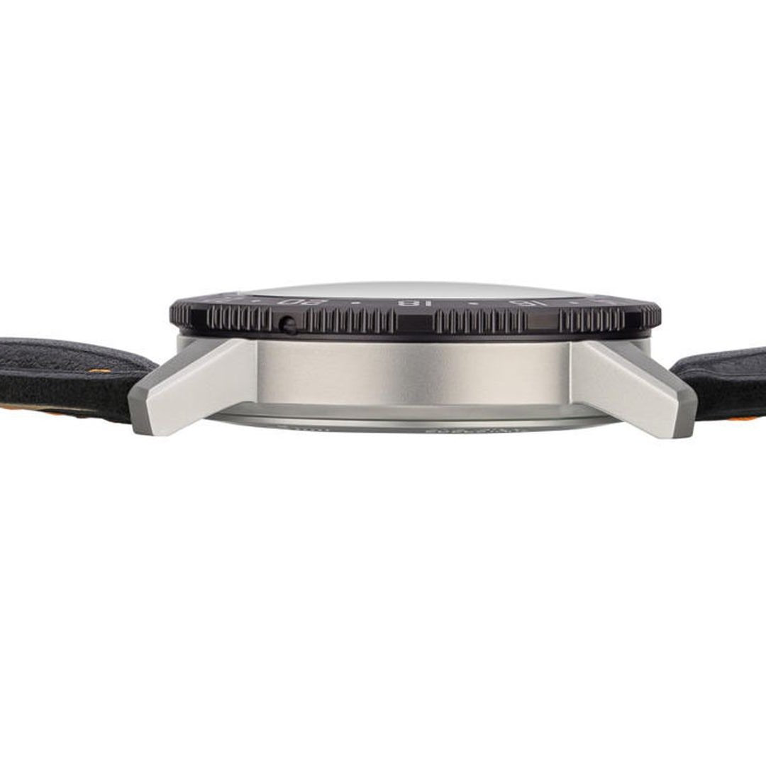 

Sinn 105 ST SA UTC Watch Side View - Stainless Steel Case and Bezel