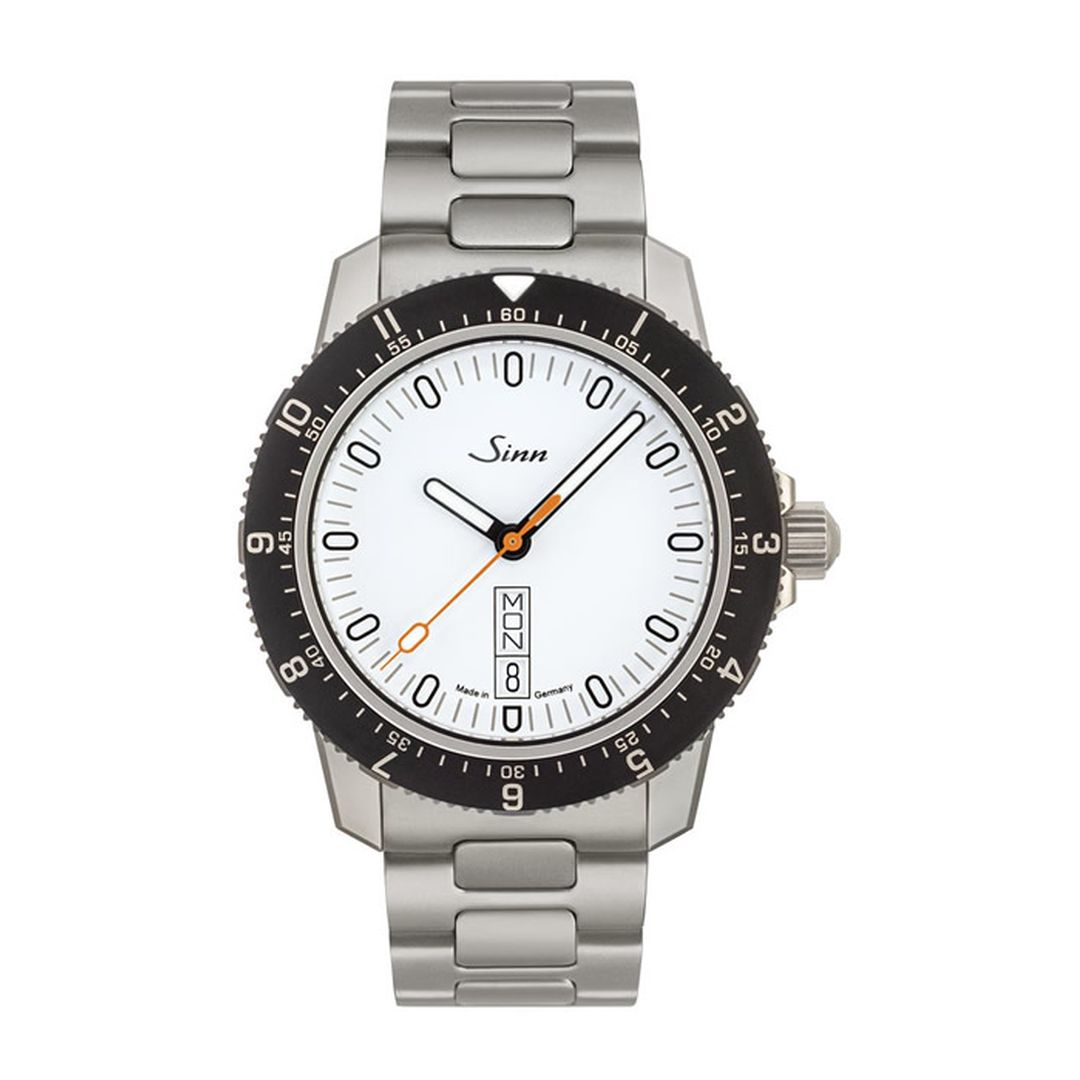 Buy Sinn 105 ST SA W Automatic Watch - 41mm Stainless Steel Case with White Dial