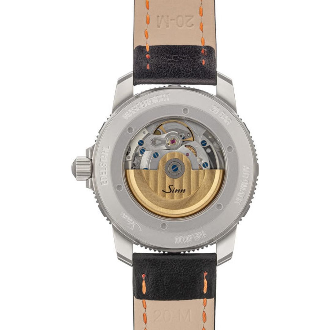 Sinn 105 ST SA W Watch Display Caseback - SW 220-1 Automatic Movement  | Back view - Buy Today