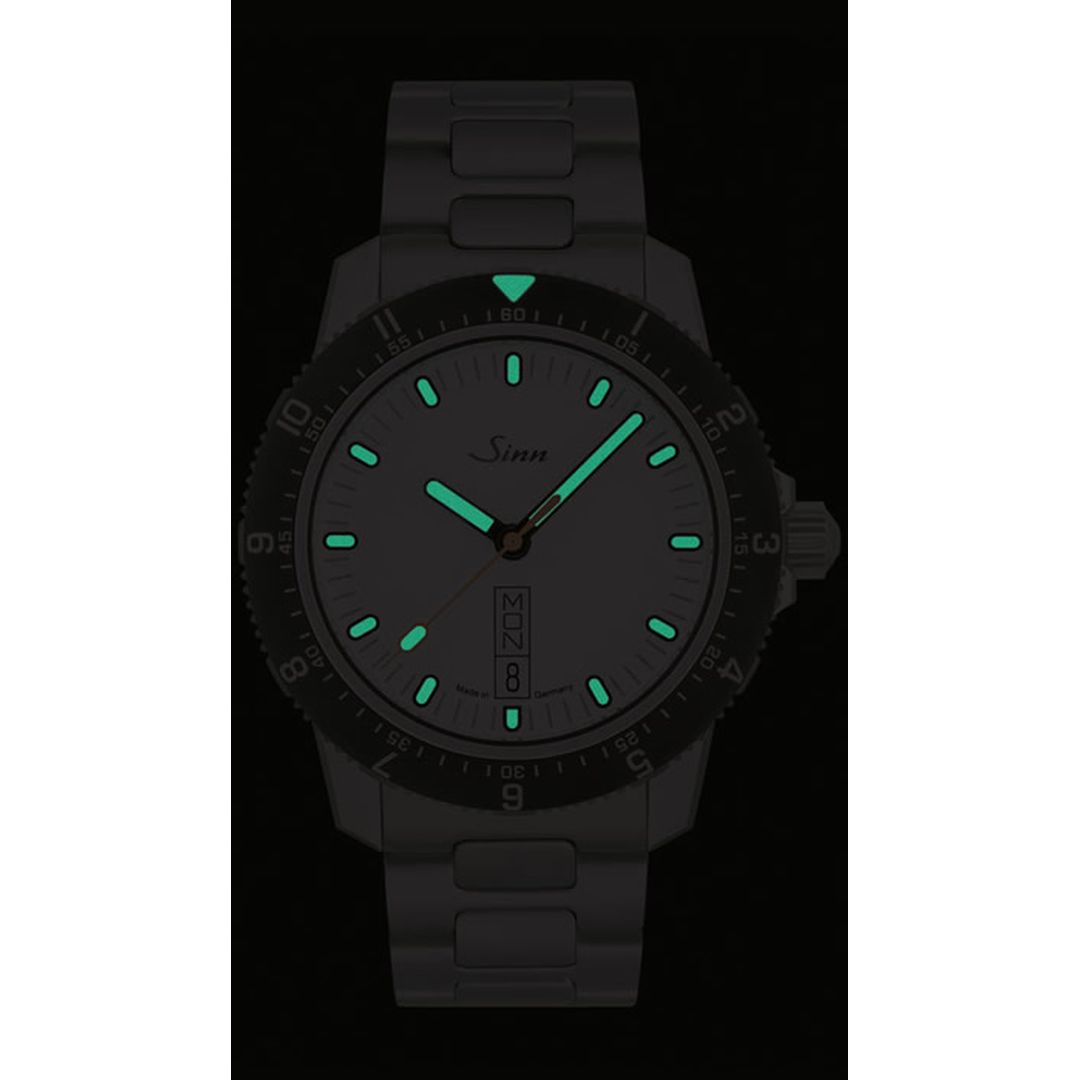 Sinn 105 ST SA W Watch Side View - Stainless Steel Case and Bezel