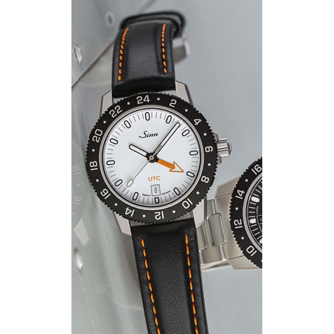 Sinn 105 ST SA W UTC Watch Rotating Bezel - Functional and Stylish