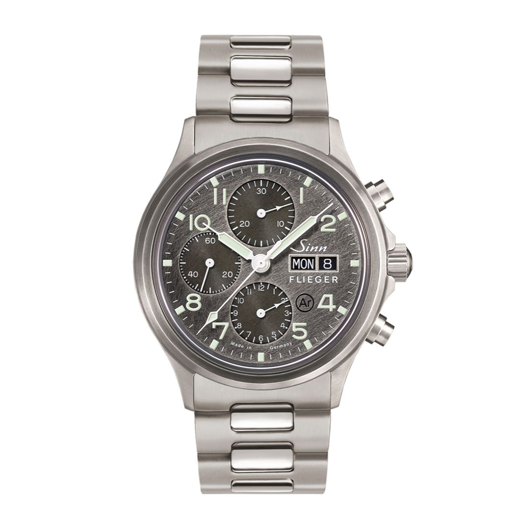 Sinn 358 SA Pilot DS Watch  | H-link Bracelet | Packaging - Box and Warranty Papers Included - Shop Now