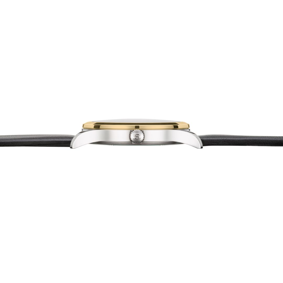 Sinn 434 ST GG B Watch Side View - Gold and Stainless Steel Case