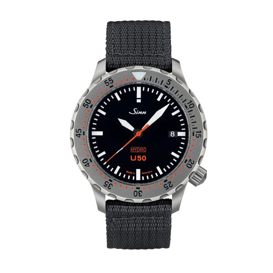 Buy Sinn U50 HYDRO Watch – 41mm Stainless Steel Case & Tegimented Bezel | Professional dive watch, Tegimented bezel, extreme water resistance.