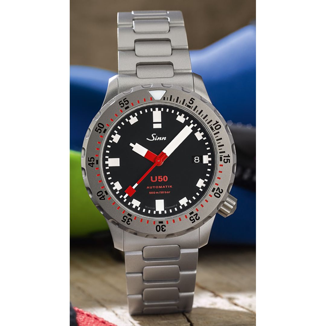 Shop Sinn U50 Watch – SW300-1 Swiss Automatic Movement  | SW300-1 movement, 25 jewels, precision engineering | Buy watch online