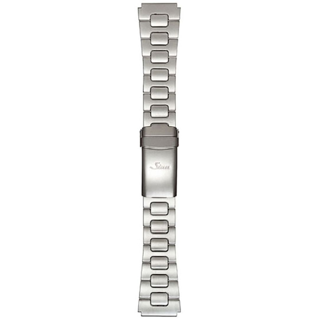 Watch band for Sinn stainless steel band, two-link, pearl blasted, 20mm (144, 240)