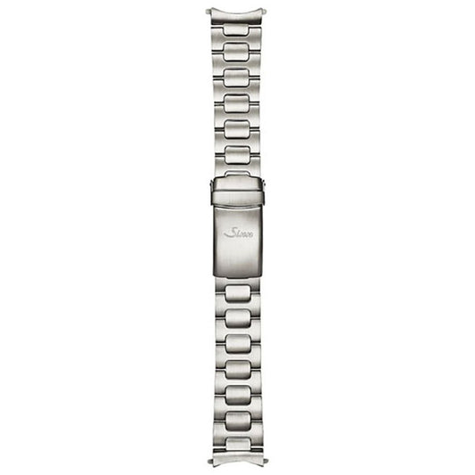 Watch band for Sinn stainless steel band, two-link, satinised, 20mm (356 Pilot II, 356 Sa, 556)