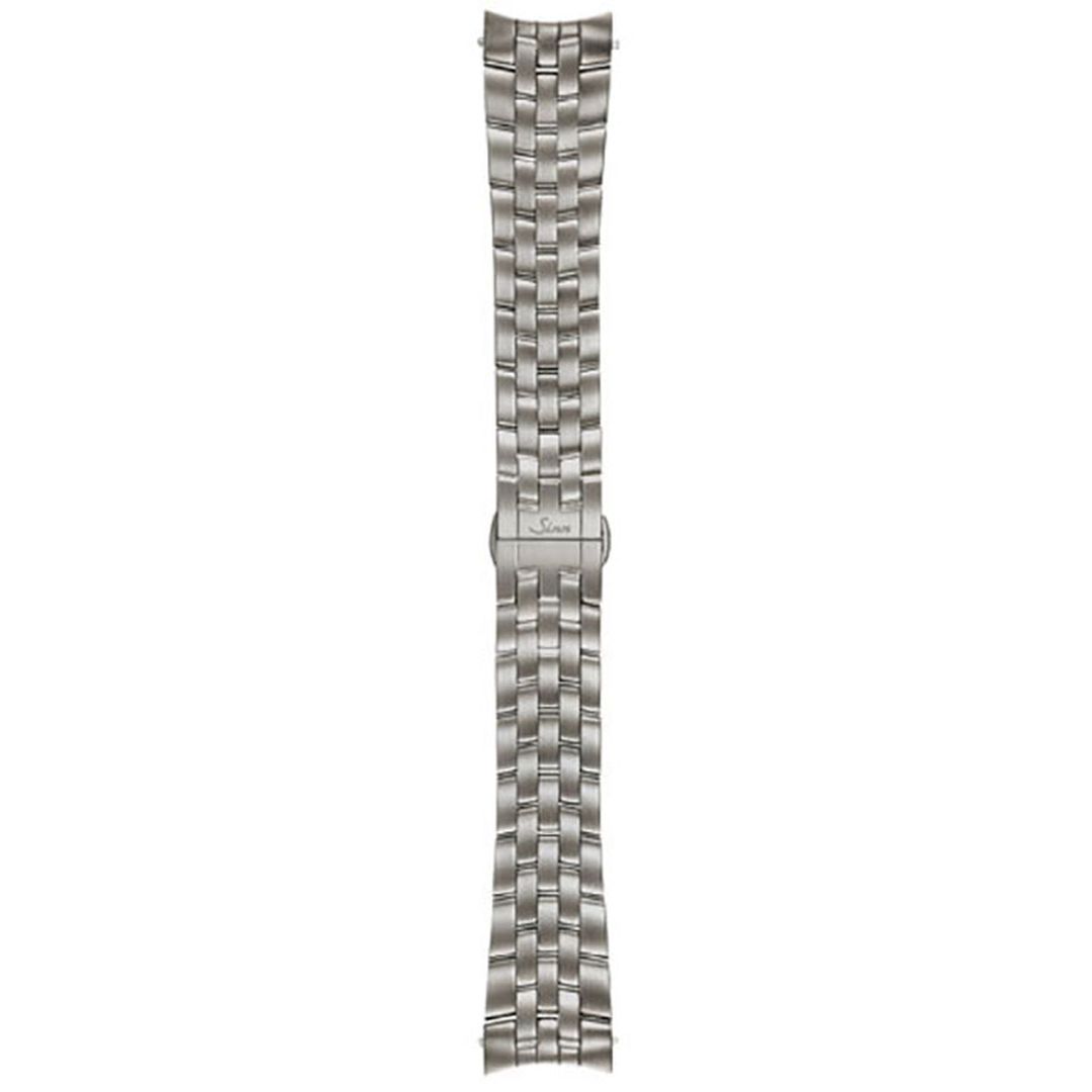 Watch band for Sinn stainless steel band, Tegiment, fine link, satinised, 22mm (757, 900)