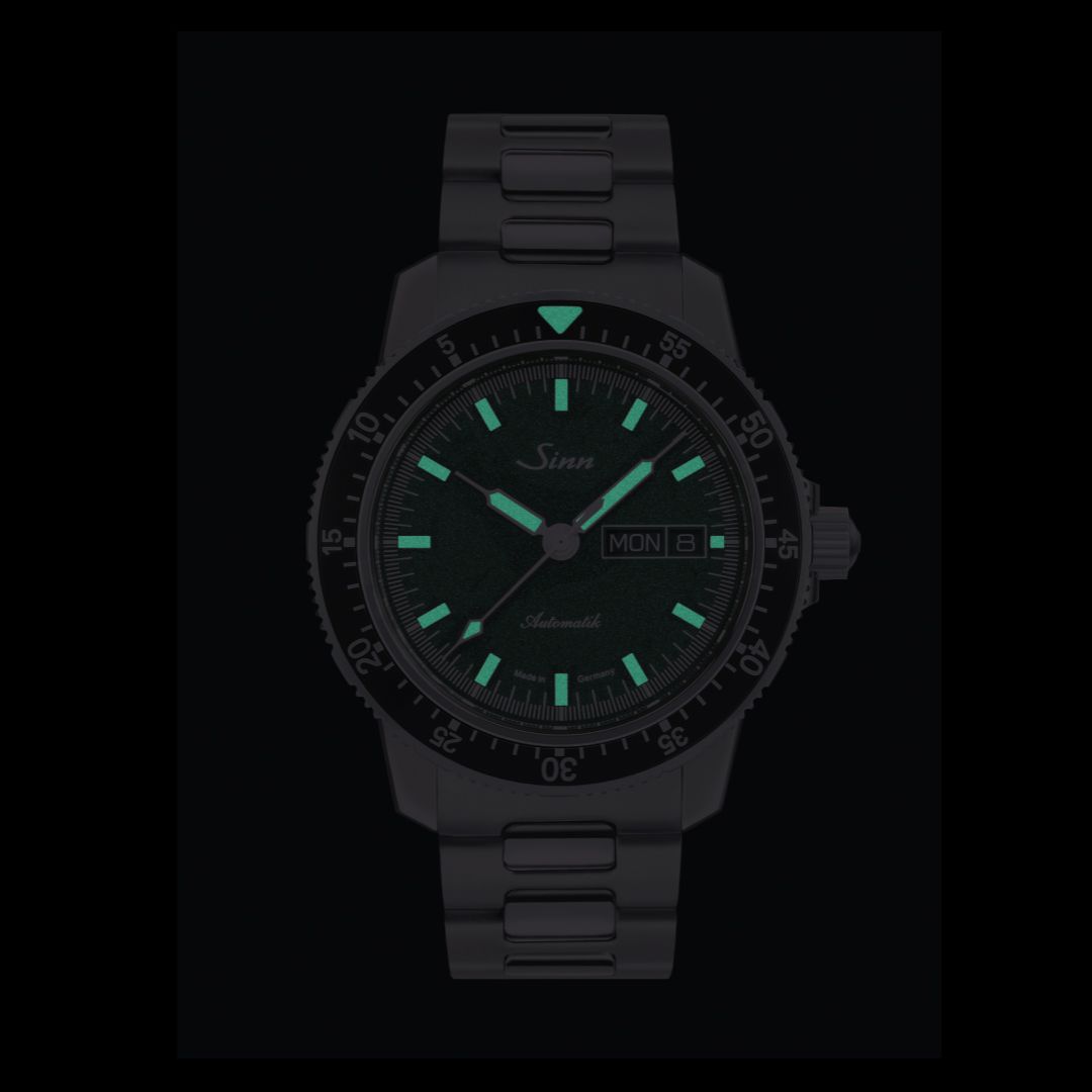 Add to Cart – Sinn 104 ST SA I MG Watch with Luminous Hands & Indices |  Luminous watch, low-light visibility, pilot watch.

