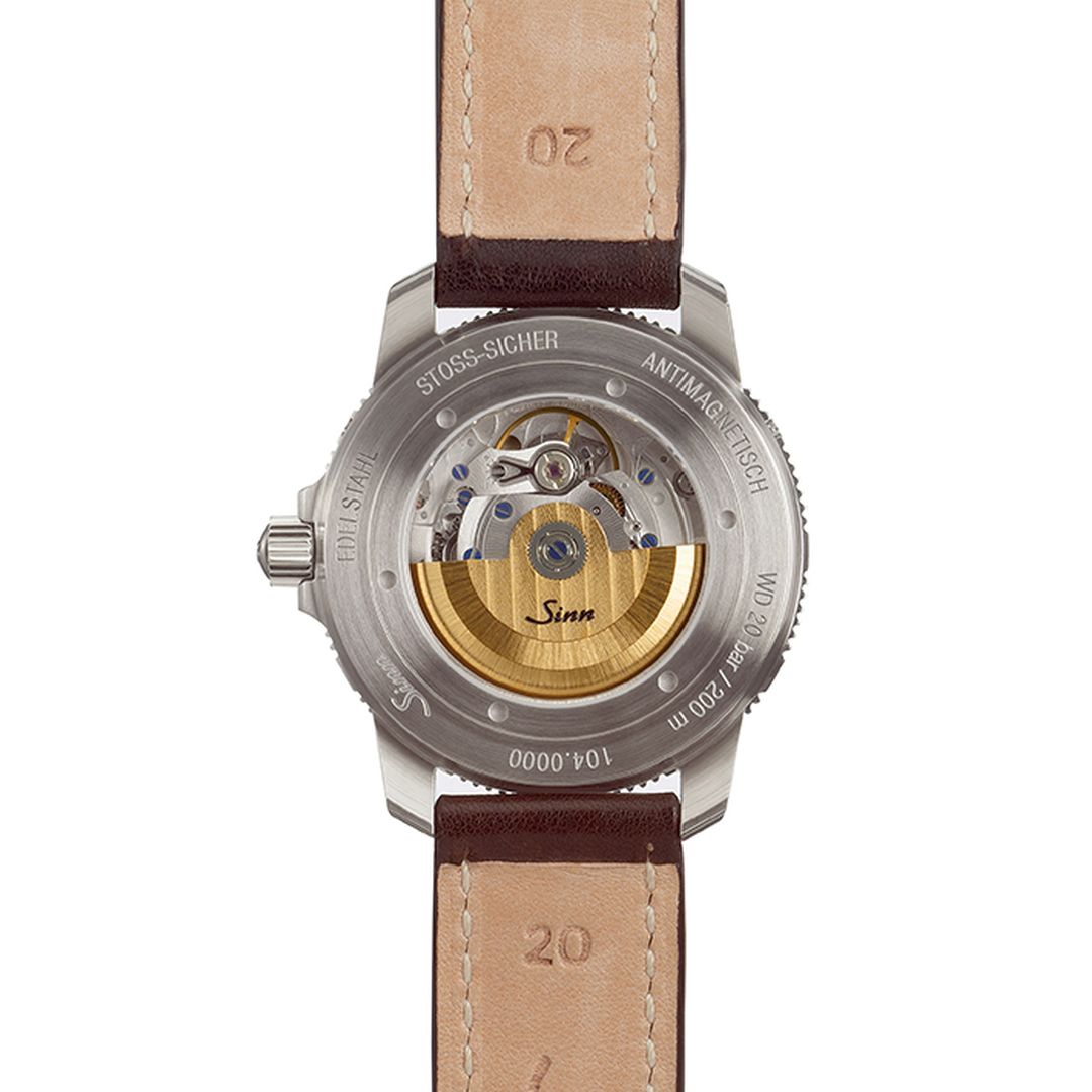 Secure Sinn 104 St Sa I W Watch – Premium Leather Band for Comfort | Leather band watch, luxury strap, classic style.