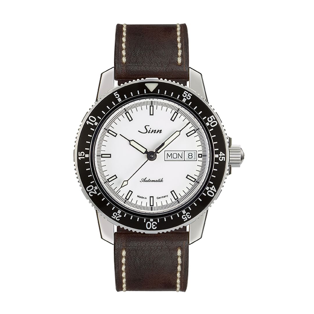 Shop Now – Sinn 104 St Sa I W Watch with 20mm Lug Width | 20mm lug watch, customizable straps, versatile design.