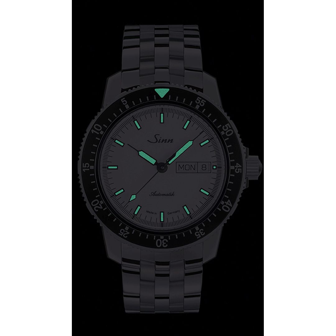 Add to Cart – Sinn 104 St Sa I W Watch with Luminous Hands & Indices | Luminous watch, low-light visibility, pilot watch.
