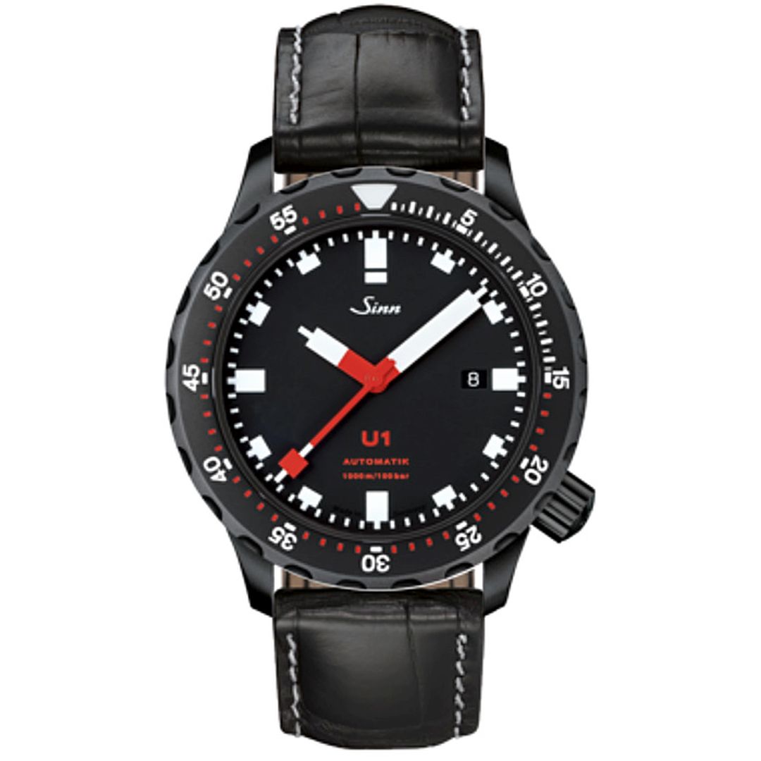Own the Sinn U1 S Watch – 44mm black Tegimented steel case, 1000m water resistance, Swiss automatic movement, and luminous dial. Full factory warranty. Limited stock. Order today