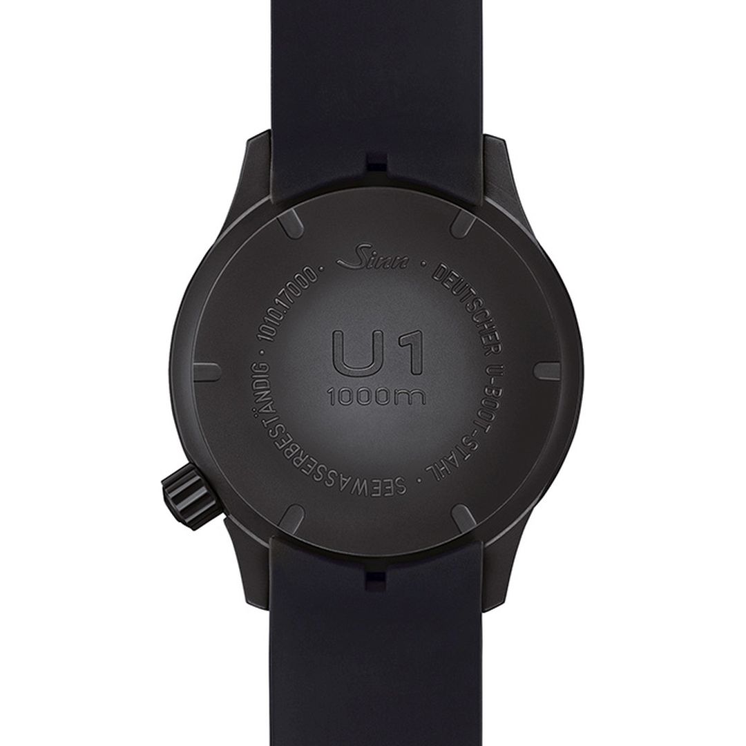  Sinn U1 S Watch – Closed Caseback for Maximum Seal  | professional dive tool.