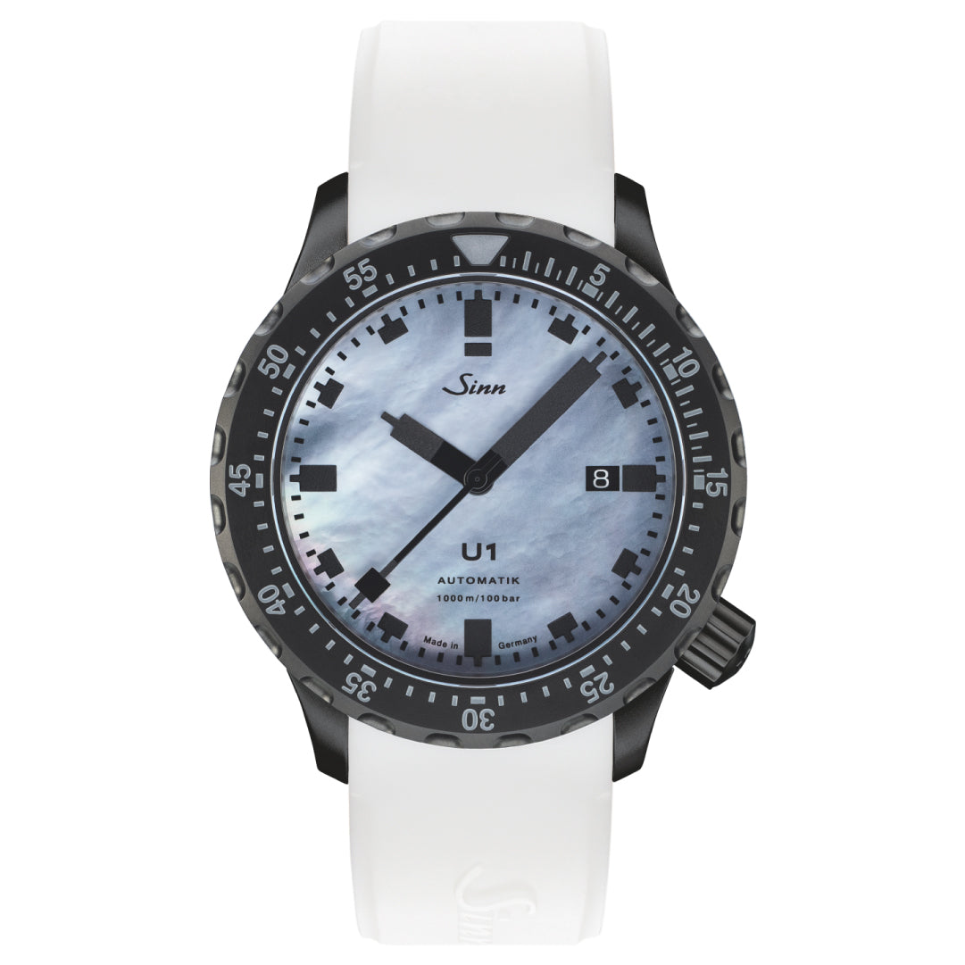 Order Today – Sinn U1 S Mother-of-Pearl Watch – Tegimented Steel Durability | scratch-resistant, dive-ready.