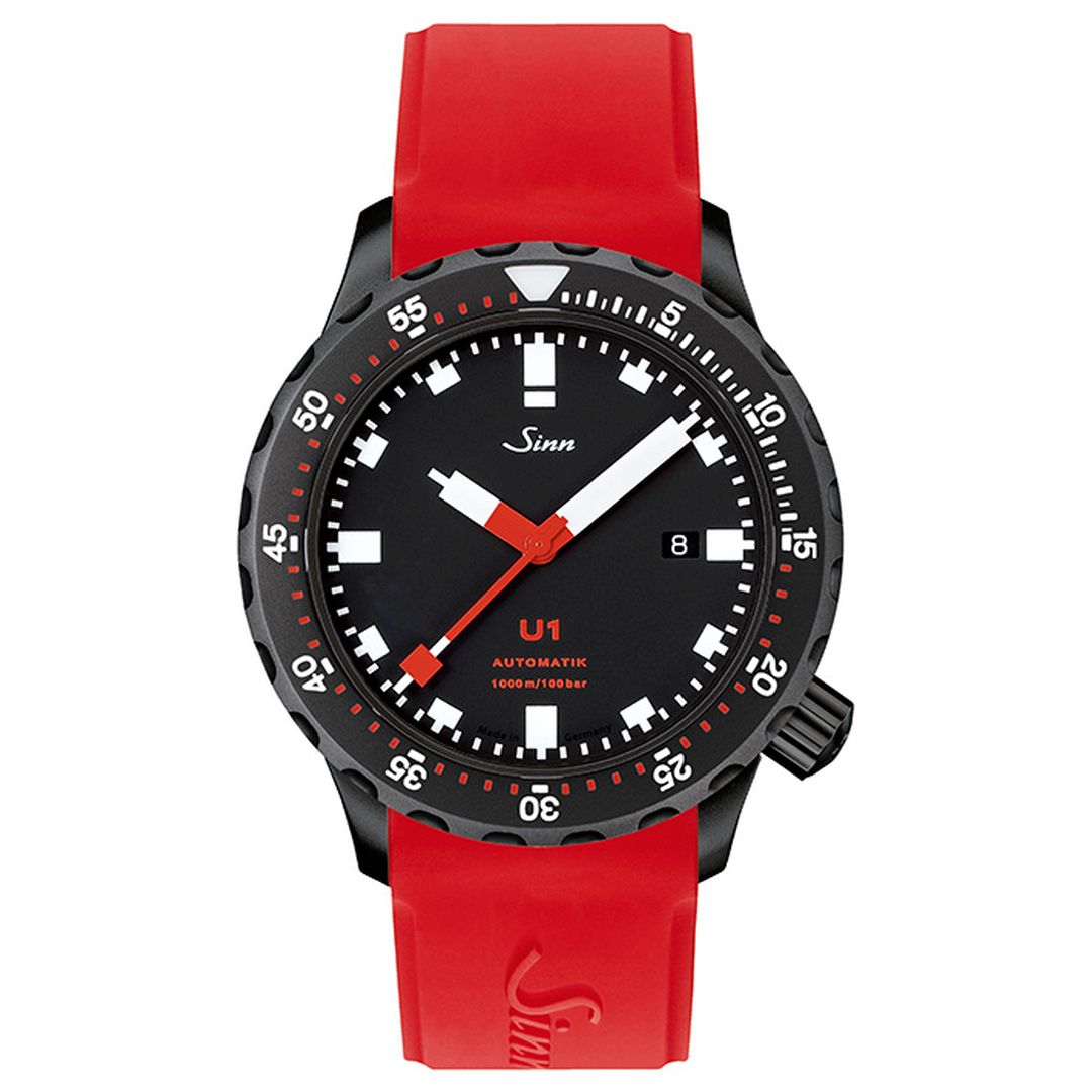 Secure Sinn U1 S Watch – Scratch-Proof Sapphire Crystal | Sapphire crystal watch, unbreakable clarity, dive-ready.