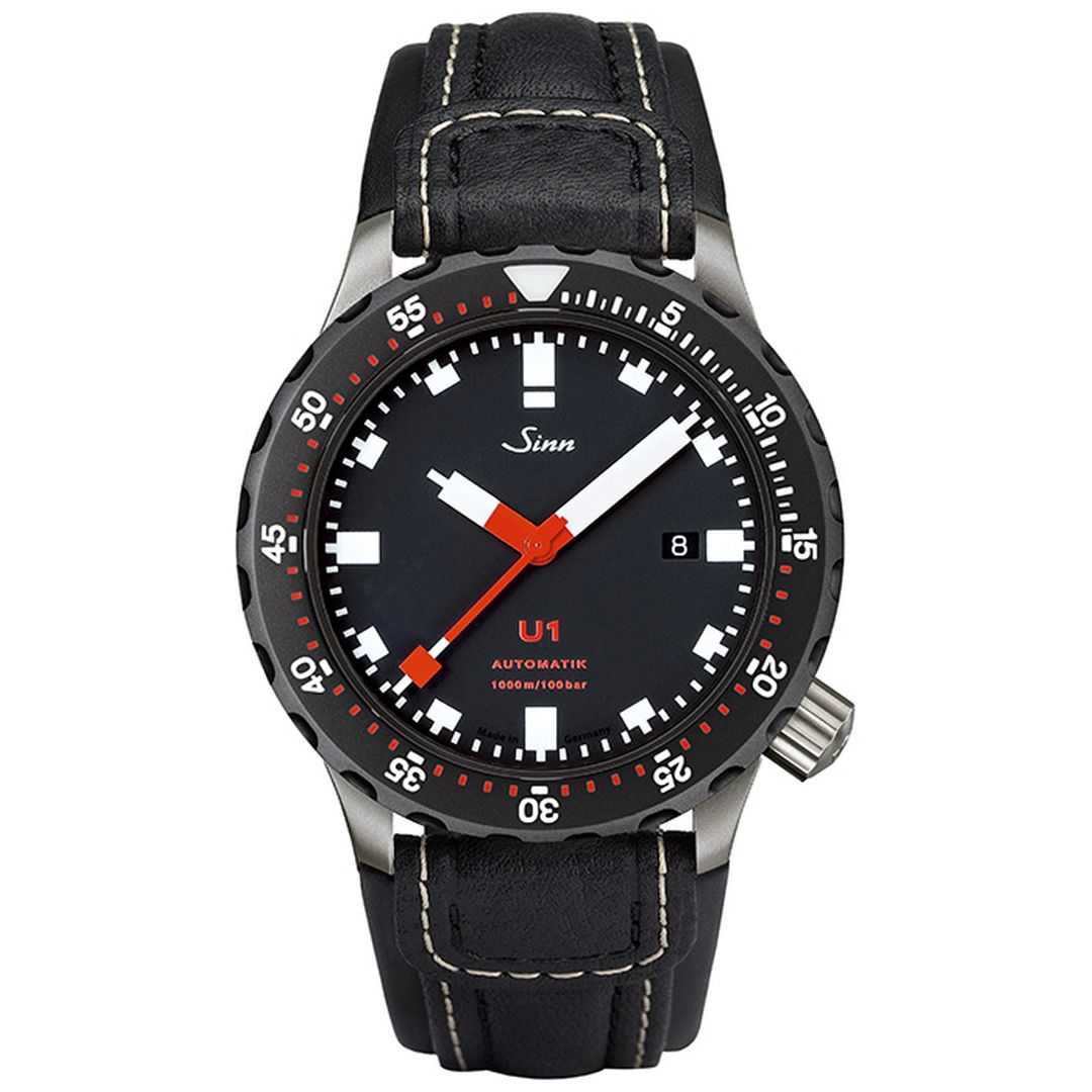 Grab Sinn U1 SDR Watch – Closed Caseback for Maximum Waterproofing | professional dive tool.