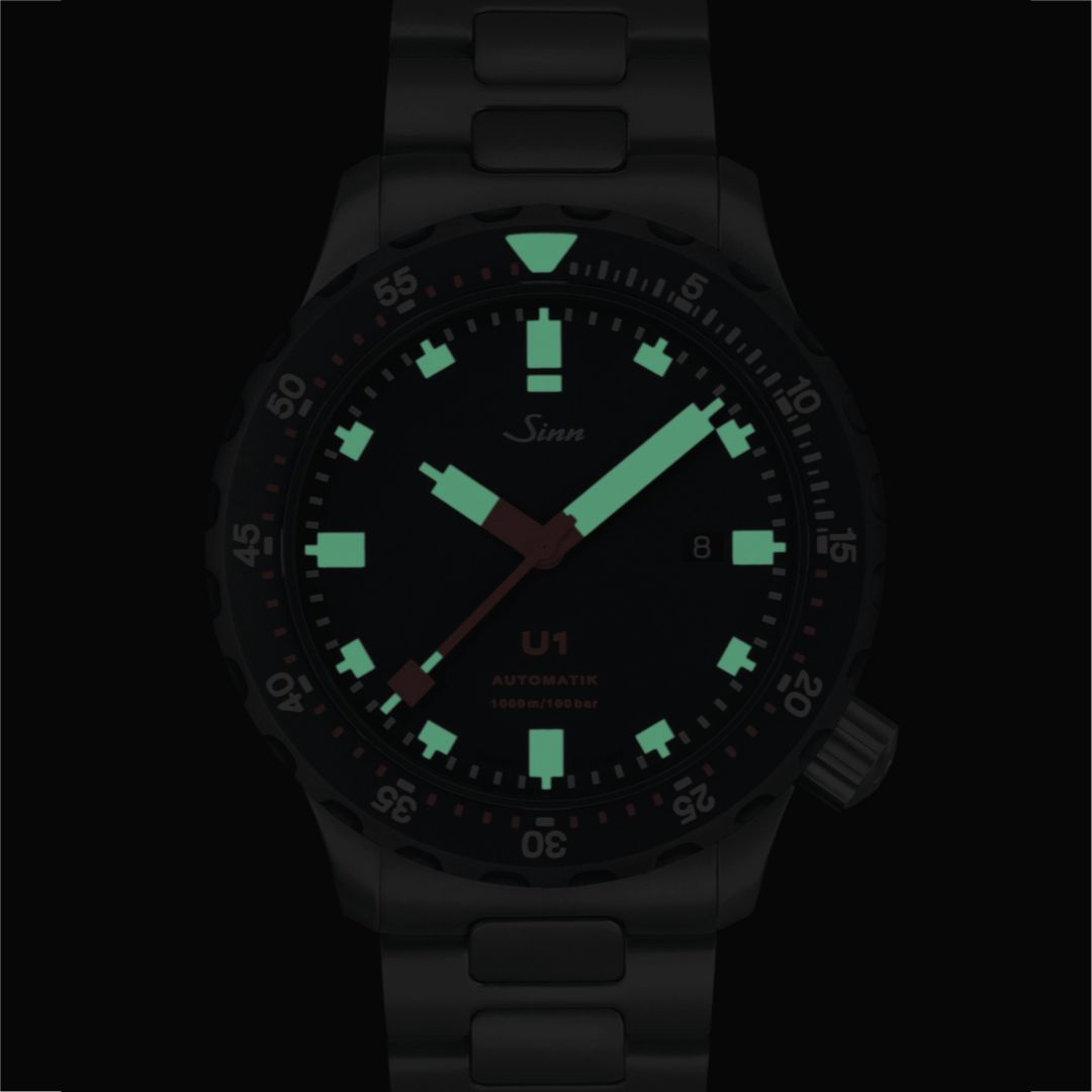 Add to Cart – Sinn U1 SDR Watch with Luminous Hands & Indices